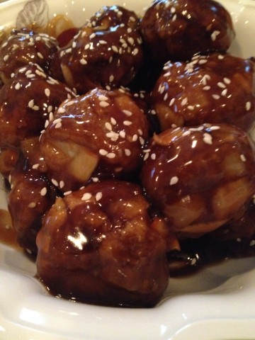 Organic Teriyaki Meatballs