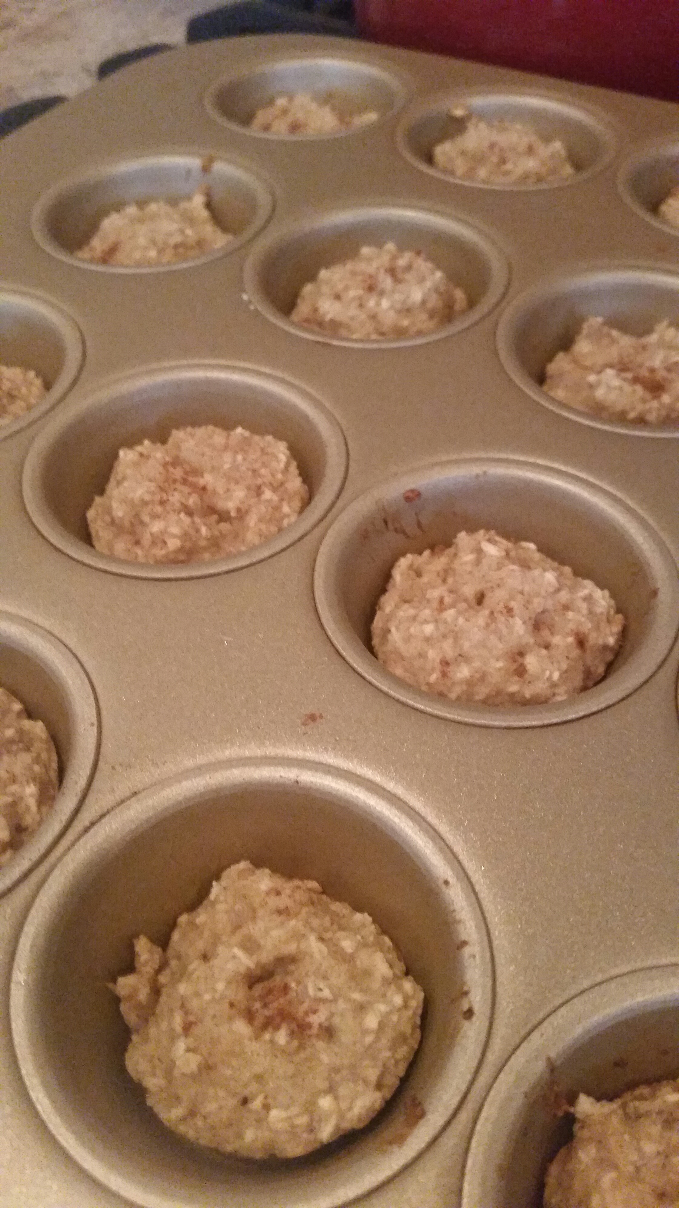 Organic 2 Ingredient Baby Muffins